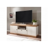 Tv-alus LANDHAUS valge mänd / tamm, 183x52xH64 cm