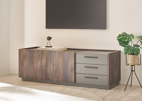 Tv-alus LARGO tumehall / antratsiit, 152x45xH50 cm