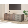 Tv-alus LARGO tumehall / antratsiit, 152x45xH50 cm