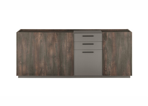 Kummut LARGO tume tamm / antratsiit, 200x45xH80 cm