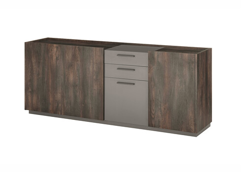 Kummut LARGO tume tamm / antratsiit, 200x45xH80 cm