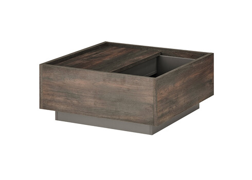 Diivanilaud LARGO tume tamm / antratsiit, 75x75xH33 cm