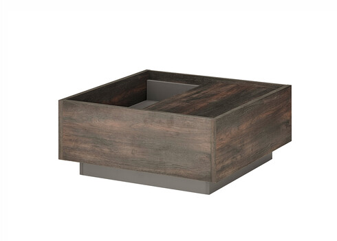 Diivanilaud LARGO tume tamm / antratsiit, 75x75xH33 cm