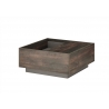 Diivanilaud LARGO tume tamm / antratsiit, 75x75xH33 cm