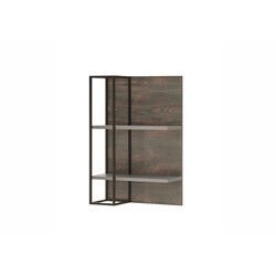 Seinariiul LARGO tume tamm / antratsiit, 60x26xH90 cm