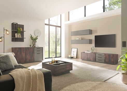 Seinariiul LARGO tume tamm / antratsiit, 60x26xH90 cm