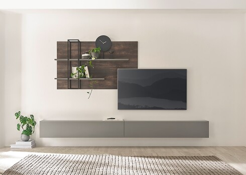 Seinariiul LARGO tume tamm / antratsiit, 152x26xH90 cm