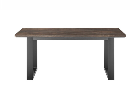 Söögilaud LARGO tume tamm / must, 160x81xH77 cm