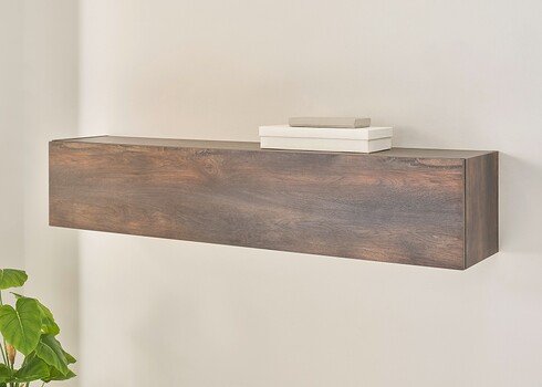 Seinakapp LARGO tume tamm, 152x30xH30 cm