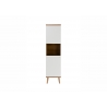 Kapp LENA valge / tamm, 50x40xH197 cm