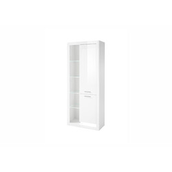 Kapp MERAN valge kõrgläige, 80x37xH195 cm