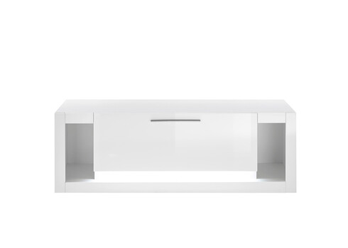 Tv-alus MERAN valge kõrgläige, 150x43xH49 cm