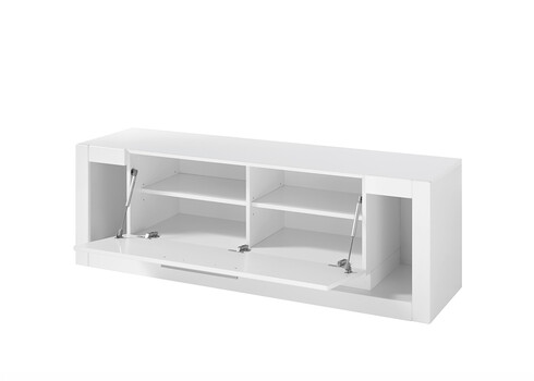 Tv-alus MERAN valge kõrgläige, 150x43xH49 cm
