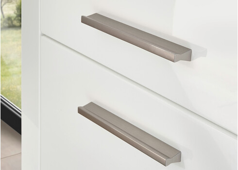 Kummut MERAN valge kõrgläige, 198x43xH83 cm