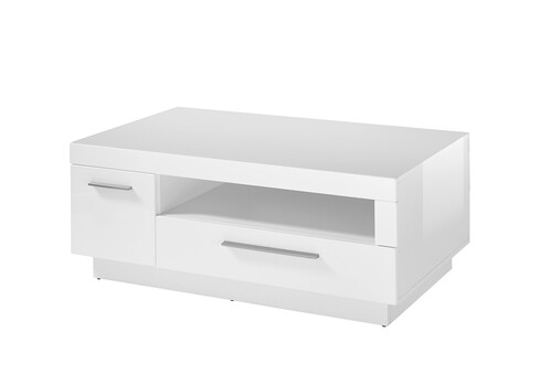 Diivanilaud MERAN valge läige, 110x65xH44 cm