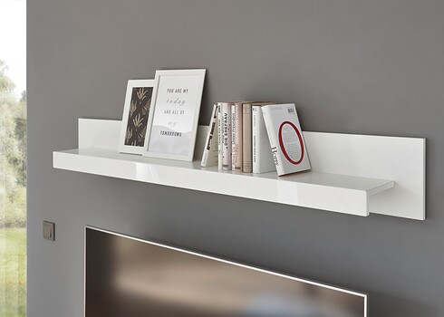 Seinariiul MERAN valge läige, 150x20xH21 cm