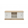 Tv-alus ORLANDO valge mänd / tamm, 145x46xH60 cm