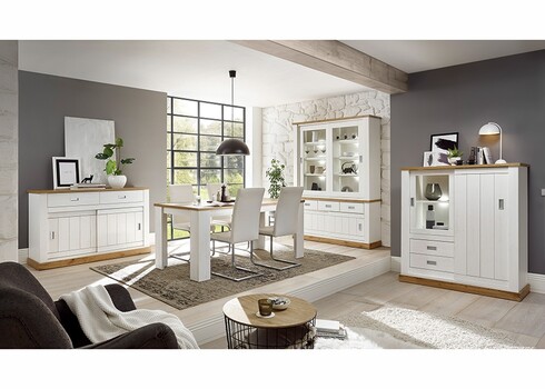 Kapp ORLANDO valge läige, 126x50xH140 cm