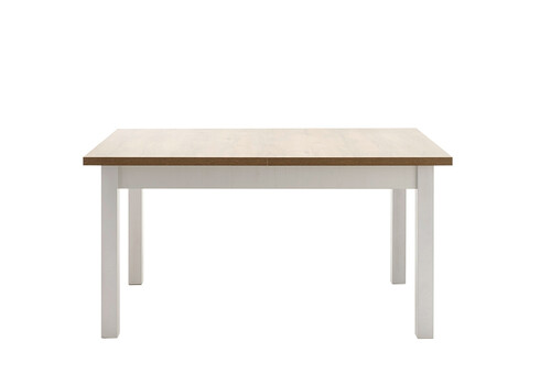 Pikendatav söögilaud PROVENCE valge mänd / tamm, 160-200x90xH82 cm