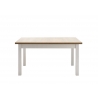 Pikendatav söögilaud PROVENCE valge mänd / tamm, 160-200x90xH82 cm