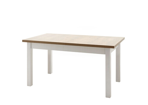 Pikendatav söögilaud PROVENCE valge mänd / tamm, 160-200x90xH82 cm
