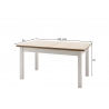 Pikendatav söögilaud PROVENCE valge mänd / tamm, 160-200x90xH82 cm