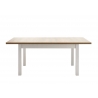 Pikendatav söögilaud PROVENCE valge mänd / tamm, 160-200x90xH82 cm