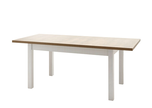 Pikendatav söögilaud PROVENCE valge mänd / tamm, 160-200x90xH82 cm