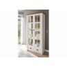 Vitriinkapp PROVENCE valge mänd / tamm, 90x43xH198 cm