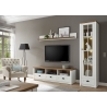 Tv-alus PROVENCE valge mänd / tamm, 160x43xH47 cm