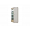 Vitriinkapp SCARA matthall / tamm, 90x35xH199 cm