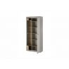 Vitriinkapp SCARA matthall / tamm, 90x35xH199 cm