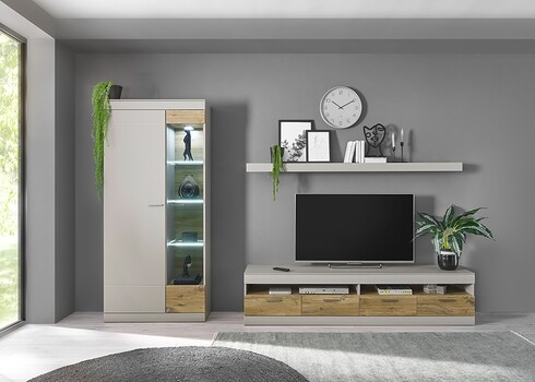 Tv-alus SCARA matthall / tamm, 200x45xH46 cm