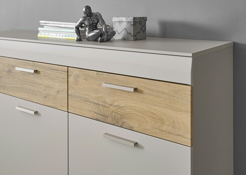 Kummut SCARA matthall / tamm, 200x42xH85 cm