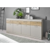 Kummut SCARA matthall / tamm, 200x42xH85 cm