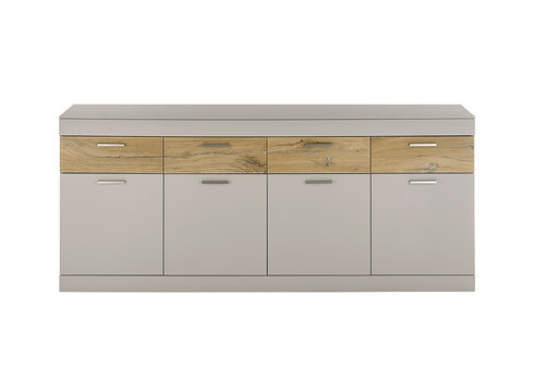 Kummut SCARA matthall / tamm, 200x42xH85 cm