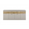 Kummut SCARA matthall / tamm, 200x42xH85 cm