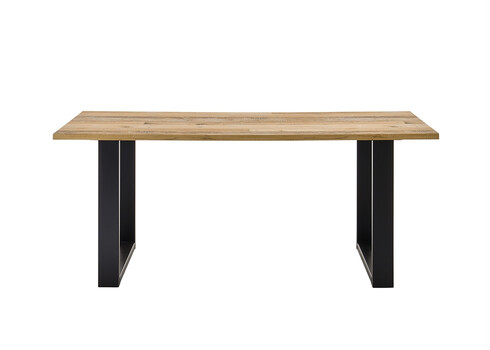 Söögilaud SHERWOOD pruun / hall, 180x80xH201 cm