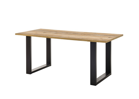 Söögilaud SHERWOOD pruun / hall, 180x80xH201 cm