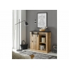 Kummut SHERWOOD pruun / hall, 93x38xH91 cm