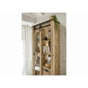 Vitriinkapp SHERWOOD pruun / hall, 93x38xH201 cm