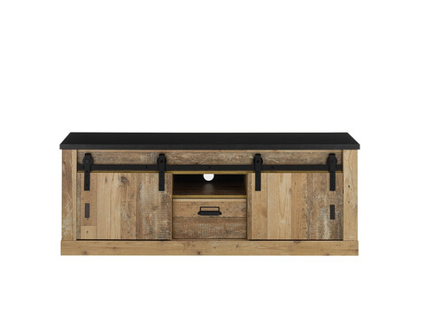 Tv-alus SHERWOOD pruun / hall, 162x43xH61 cm