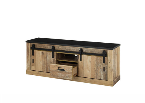 Tv-alus SHERWOOD pruun / hall, 162x43xH61 cm