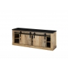 Tv-alus SHERWOOD pruun / hall, 162x43xH61 cm