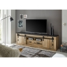 Tv-alus SHERWOOD pruun / hall, 201x43xH61 cm