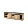 Tv-alus SHERWOOD pruun / hall, 201x43xH61 cm