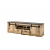 Tv-alus SHERWOOD pruun / hall, 201x43xH61 cm
