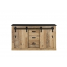 Kummut SHERWOOD pruun / hall, 162x38xH91 cm