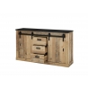 Kummut SHERWOOD pruun / hall, 162x38xH91 cm