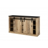 Kummut SHERWOOD pruun / hall, 162x38xH91 cm